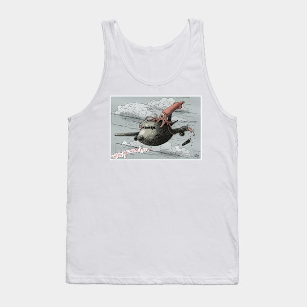 Wish You Were Here Tank Top by Froobius